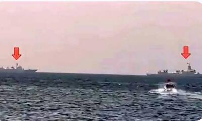 ناوشکن‌‌های چینی وسط آب‌های ایران چه می‌کنند؟ +فیلم