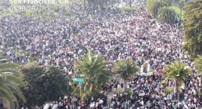  اعتراضات ضد ترامپ در سان‌فرانسیسکو | جهان نیوز