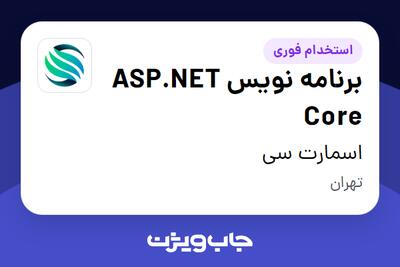  استخدام برنامه نویس ASP.NET Core - آقا در اسمارت سی