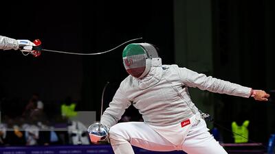 آیسان گنجی به مرحله حذفی کاپ جهانی جوانان شمشیربازی رسید - پارس فوتبال