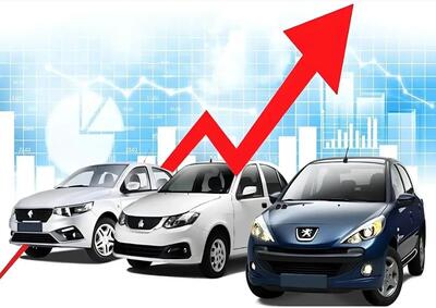 جهش ۱۰- ۱۵ درصدی قیمت‌ها در بازار خودرو طی یک هفته گذشته