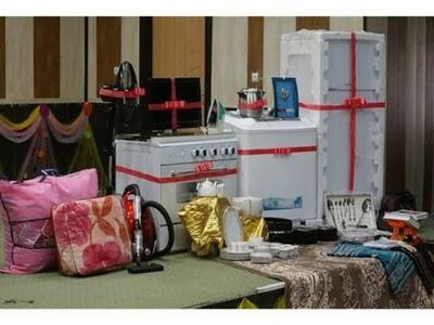  اهدای ۶۲ فقره جهیزیه به نوعروسان تحت پوشش بهزیستی خراسان شمالی