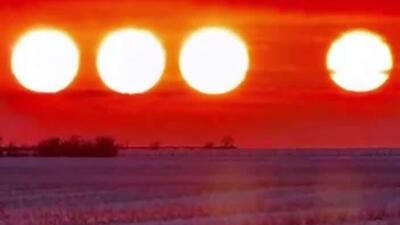  چهار خورشید بر فراز آلاسکا دیده شد