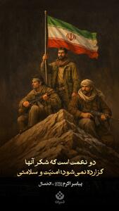 دو نعمت است که شکر آنها گزارده نمی‌شود: امنیّت و سلامتی