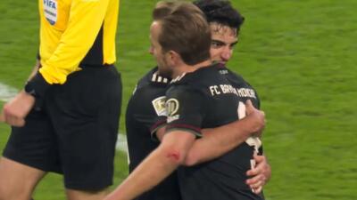 گل اول بایرن مونیخ به هامبورگ (هری کین)