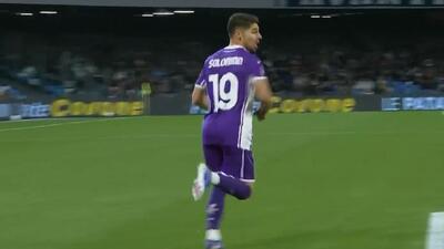 گل اول فیورنتینا به ناپولی (سولومون)