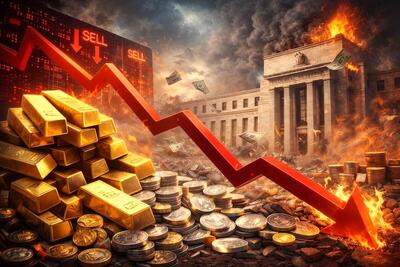 سقوط تاریخی طلا و نقره/ پایان رشد فلزات گران‌بها فرارسیده است؟