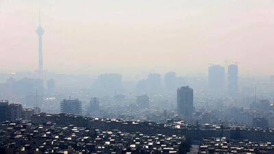 شاخص آلودگی هوای تهران امروز یکشنبه ۱۲ بهمن ۱۴۰۴