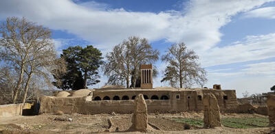  غروب یک عمارت تاریخی در کوهبنان