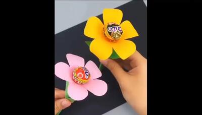 آموزش درست کردن گل آبنبات در خانه