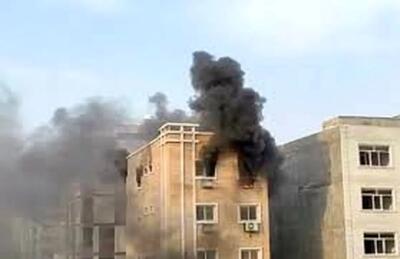 یک آتش‌سوزی در بندرعباس رخ داد