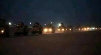 ورود کاروان نظامی بزرگ آمریکا به عراق