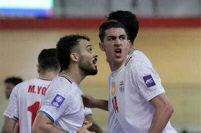 تیم‌ملی فوتسال ایران صدرنشین شد