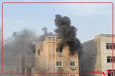 آتش‌سوزی ‌یک واحد مسکونی در بندرعباس