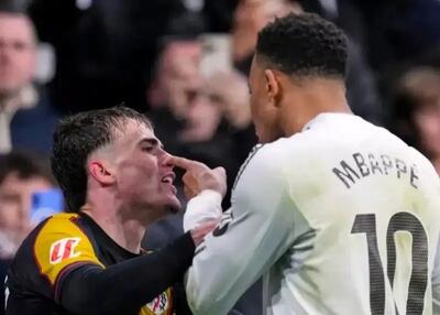 خشم و اعتراض مدافع رایو پس از شکست جنجالی برابر رئال مادرید