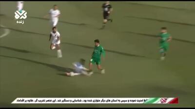  خلاصه بازی شمس آذر 2 - مس رفسنجان 0 + ویدئو