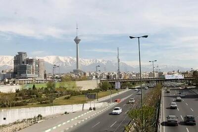  کیفیت هوای تهران در آستانه آلوده شدن