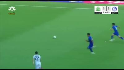 گل اول استقلال خوزستان به آلومینیوم + ویدئو