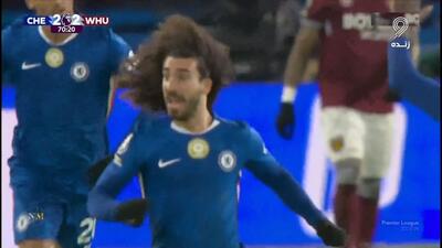 گل دوم چلسی به وستهام (کوکوریا)