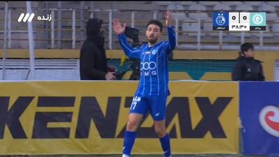 گل مردود استقلال به پیکان توسط منیر الحدادی