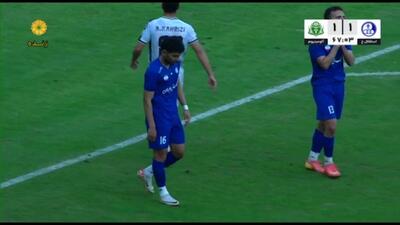 خلاصه بازی استقلال خوزستان 1-1 آلومینیوم اراک