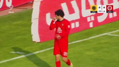  ویدیو: گل اول تراکتور به سپاهان توسط هاشم نژاد