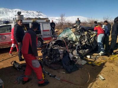  تصادف رخ‌به‌رخ در محور چلیچه به جونقان ۲ فوتی برجای گذاشت