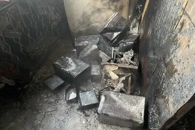 نجات ۲ کارگر گرفتار در آتش کارگاه کفاشی