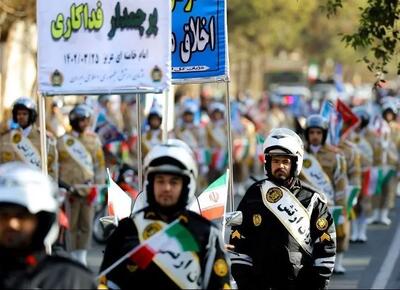 رژه موتورسواران نیروهای مسلح از فرودگاه مهرآباد تا بهشت زهرا (س)