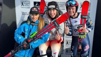 سوپرجی زنان | درخشش مالوری بلان در جام جهانی اسکی آلپاین کرانس مونتانا