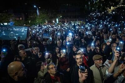  تظاهرات بی‌سابقه در قلب تل‌آویو