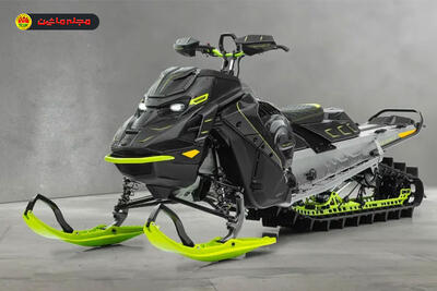 معرفی اسنوموبیل منصوری بلک لیزارد: تیونینگ‌های افراطی