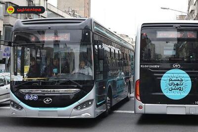 ورود اتوبوس‌های جدید به ناوگان حمل‌ونقل تهران آغاز شد
