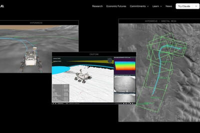 رانندگی هوش مصنوعی روی مریخ