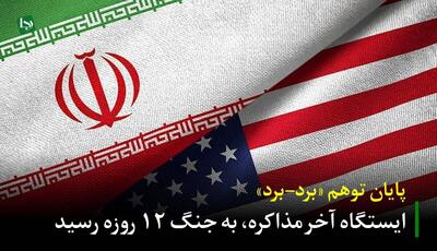 پایان توهم «برد-برد»/ ایستگاه آخر مذاکره، به جنگ ۱۲ روزه رسید