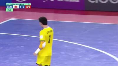 گل دوم افغانستان به ایران در فوتسال جام ملت‌های آسیا را ببینید + ویدیو
