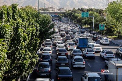  وضعیت ترافیک در معابر و بزرگراه‌های پایتخت