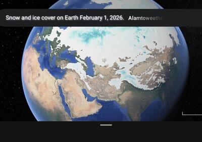  عکس: آخرین تصویر از پوشش برف و یخ روی کره زمین