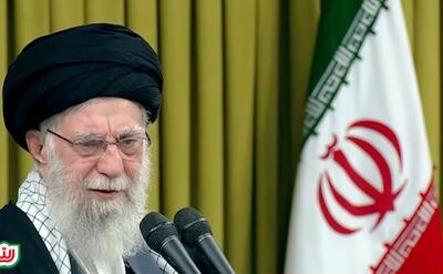  رهبر انقلاب: آمریکا می‌خواهد ایران را ببلعد، ملت رشید ایران مانع است