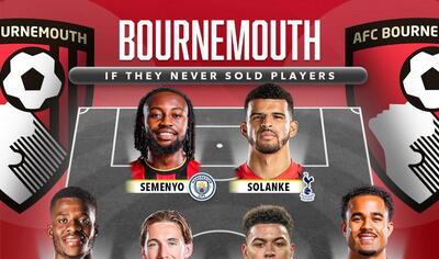 ترکیب منتخب بورنموث اگر ستارگانش را نمی‌فروخت؛ با حضور دین هاوسن و خرید جدید منچسترسیتی