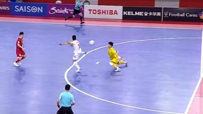 حرکت فانتزی طیبی مقابل دروازه افغانستان که گل نشد!