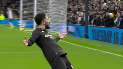 گل اول منچسترسیتی به تاتنهام (شرکی)