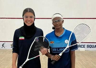 2 طلا و یک نقره ایران در اسکواش سریلانکا جونیور