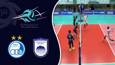 خلاصه والیبال چادرملو 3 - استقلال گنبد 2