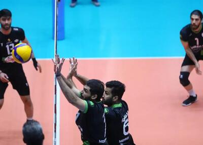 کامبک معرکه با ۳۱ امتیاز پدیده جدید والیبال‌ ایران