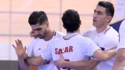 گل چهارم ایران به افغانستان توسط مسعود یوسف