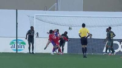 گل اول شباب الاهلی به خورفکان (سعید عزت اللهی)