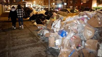 نیویورک، زیر کوهی از زباله + تصاویر