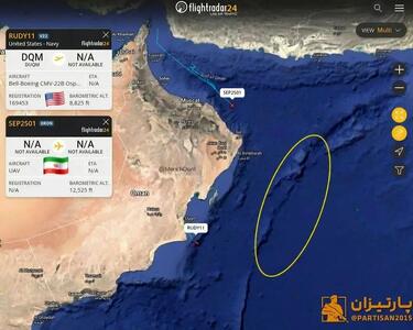موقعیت احتمالی ناو آبراهام لینکلن روی نقشه مشخص شد