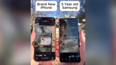  پرچمدار 5 سال پیش سامسونگ بهتر عکاسی می کند یا آیفون جدید؟! (فیلم)